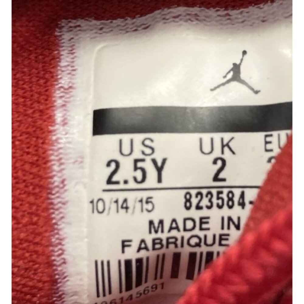 Air Jordan Horizon "Gym Red" Youth Sneakers Sz 2.5Y Basketball Shoes - Picture 5 of 5